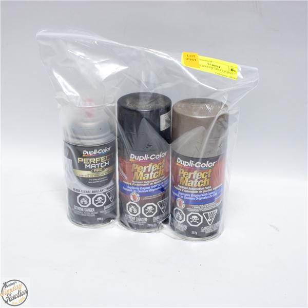 3PK DUPLICOLOR SPRAY PAINT