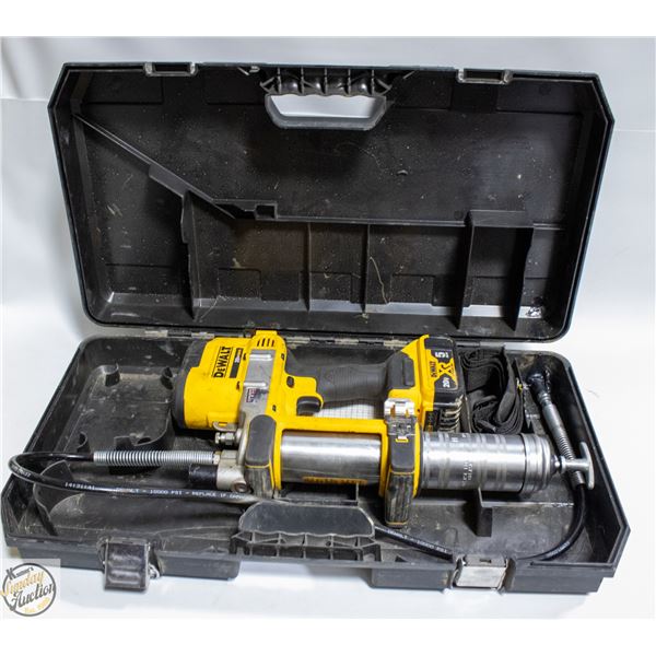 DEWALT 20V CORLDESS GREASE GUN WITH BATTERY