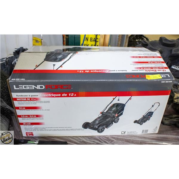 LEGEND FORCE ELECTRIC LAWNMOWER W/BAG
