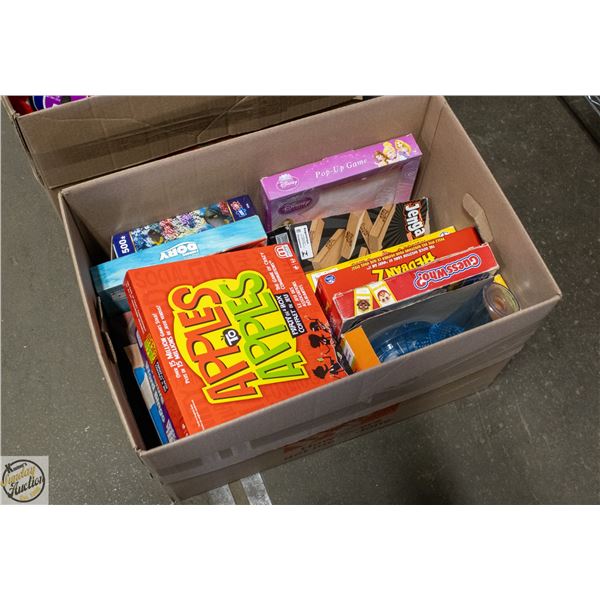 BOX FULL OF KIDS GAMES AND PUZZLES