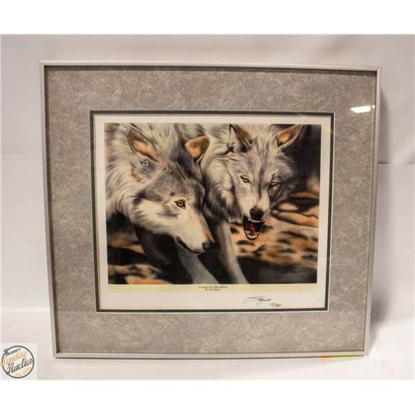 LES HAYES A WALK IN THE WILD FRAMED WALL HANGING