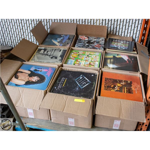 PALLET OF RECORDS: ROCK, POP, COUNTRY & MORE