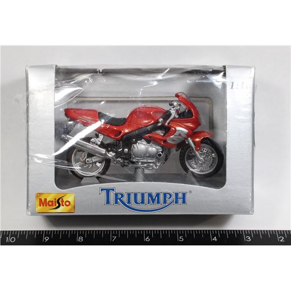 NEW MAISTO TRIUMPH 1:18 MOTORCYCLE