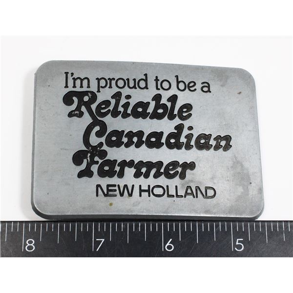 VINTAGE BELT BUCKLE NEW HOLLAND