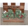 Image 2 : FALL TO CHRISTMAS 35" TALL WOOD WELCOME