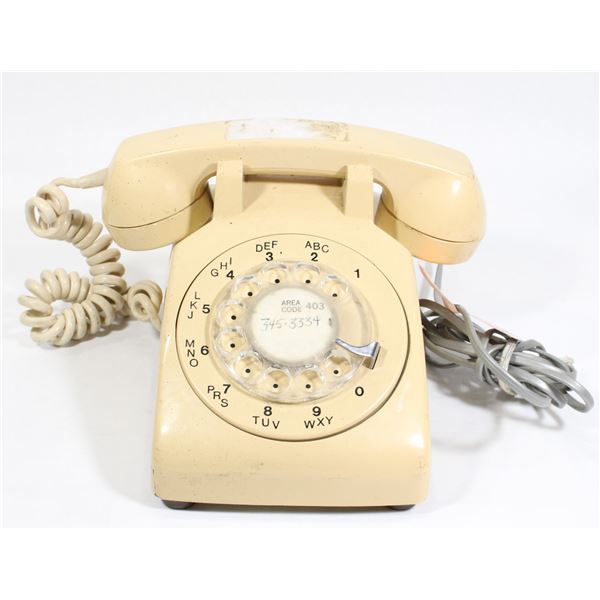VINTAGE NORTHERN TELECOM ROTARY PHONE DISPLAY ONLY