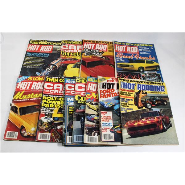 SET OF 11 HOT ROD CAR MAGAZINES