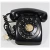 Image 1 : VINTAGE BLACK DESKTOP ROTARY DIAL TELEPHONE