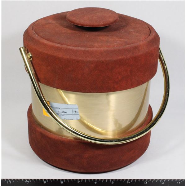 BROWN ICE BUCKET