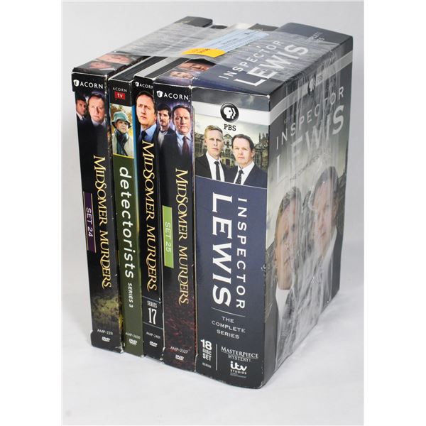 DVD COLLECTION INCLUDING DETECTIVE LEWIS COMPLETE