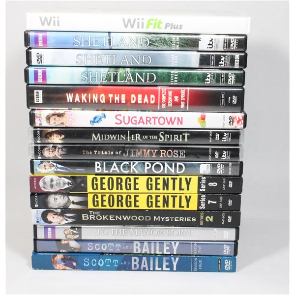 DVD COLLECTION INCLUDING SHETLAND SEASONS 1-4