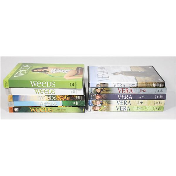 WEEDS SEASON 1-4 & VERA SET 4-8