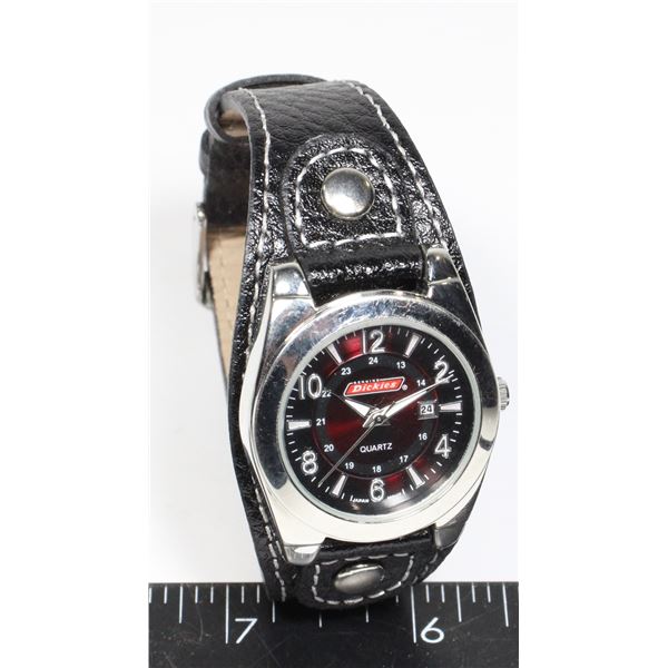 DICKIES LEATHER BAND WATCH