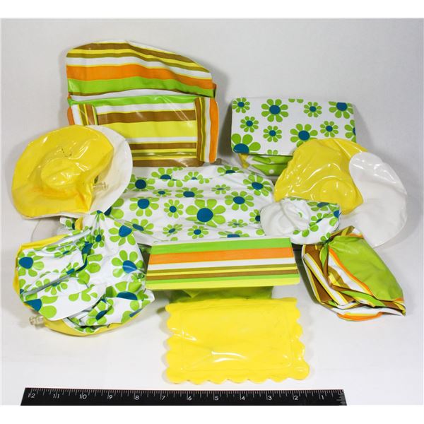 LOT OF INFLATABLE DOLL FURNITURE