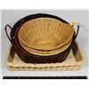 Image 1 : LOT OF WICKER BASKETS