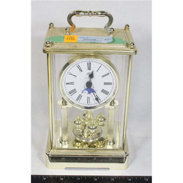 QUARTZ ROMAN NUMERAL ANNIVERSARY CLOCK