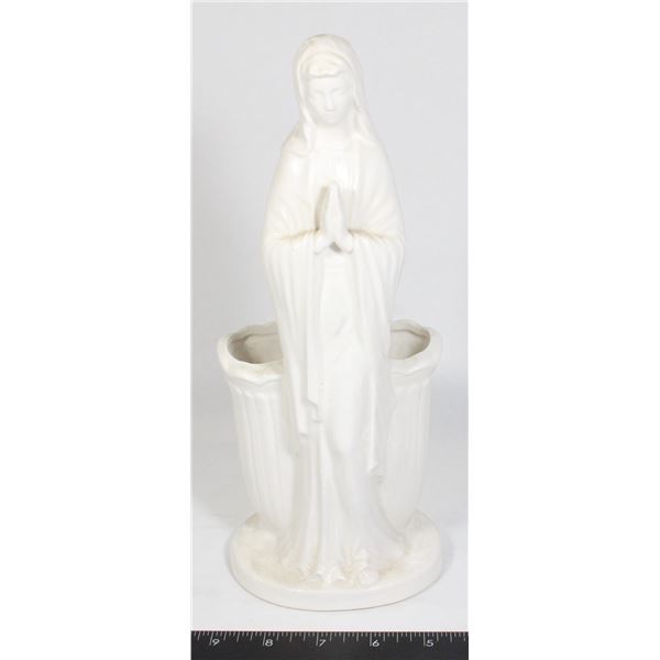 VIRGIN MARY FLOWER HOLDER, MADE IN JAPAN