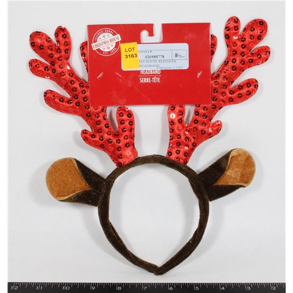 CHRISTMAS HOUSE REINDEER ANTLER HEADBAND