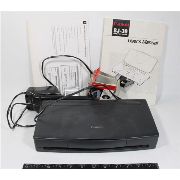 CANON BJ-30 BUBBLE PRINTER WITH INK