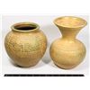 Image 1 : LOT OF TWO CERAMIC VASES MADE IN THAILAND