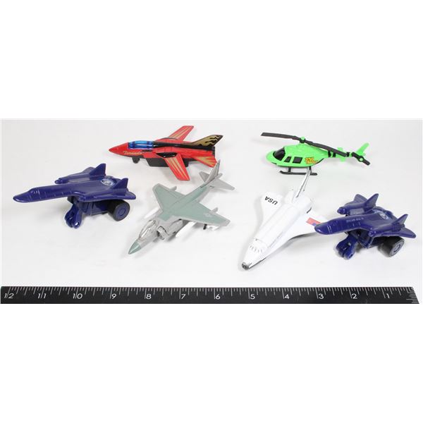 VARIETY BAG OF VARIOUS AIRCRAFT VEHICLES