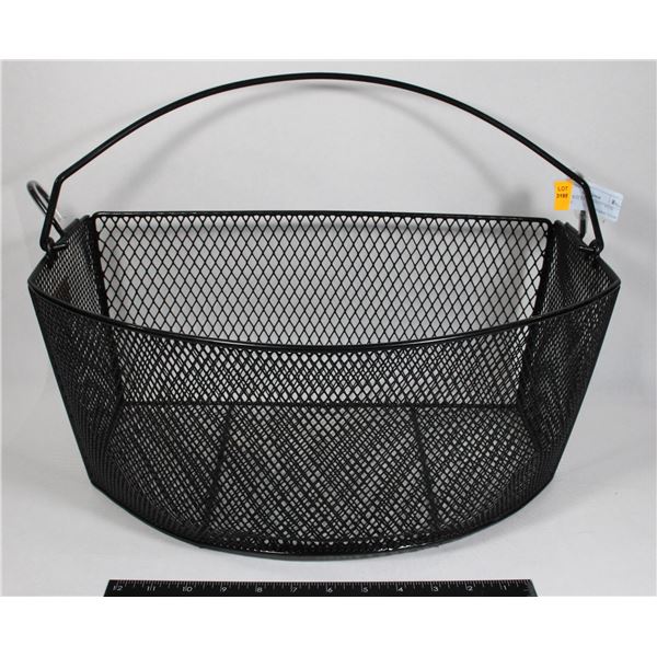 BLACK WALKER BASKET WITH HANDLE