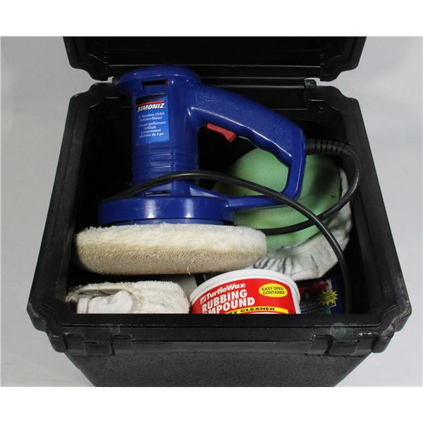 SIMONIZ CAR POLISHER WITH ACCESSORIES