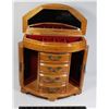 Image 1 : LARGE SOLID WOOD JEWELRY BOX