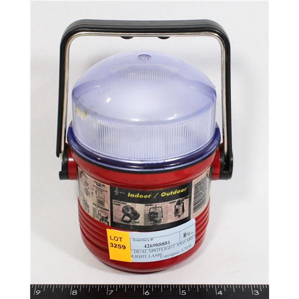 DORCY DUAL SPOTLIGHT AND AREA FLOODLIGHT LAMP