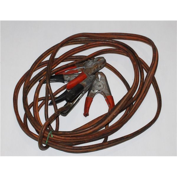 COILED SET OF JUMPER CABLES