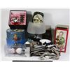 Image 1 : COLLECTIBLE TINS, TABLE CLOTH AND MORE