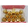 Image 1 : TOTE OF GLASSWARE CUPS OF VARYING SIZE