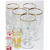 Image 4 : BOX OF DRINKWARE WITH A&W GLASS