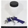 Image 1 : HVLP BLUE PAINT SPRAYER AND PAINT BOTTLE