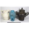 Image 1 : VINTAGE 3 DECORATIVE VASES