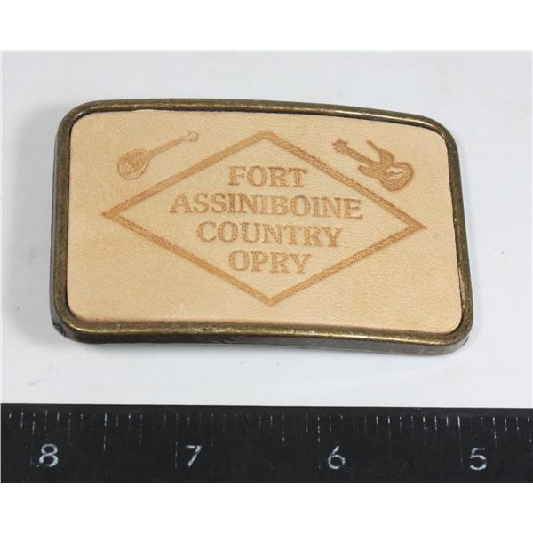 VINTAGE FORT ASSINIBOINE COUNTRY OPRY BELT BUCKLE