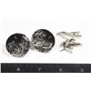 Image 1 : BUNDLE OF CUFF LINKS & TIE CLIP