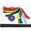 Image 1 : SCOUT PIN WITH WEBELOS COLORS RIBBONS AND