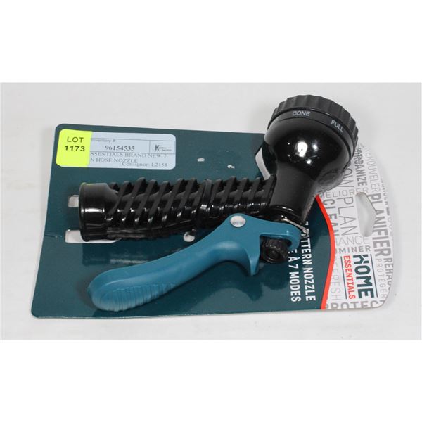 HOME ESSENTIALS BRAND NEW 7 PATTERN HOSE NOZZLE