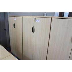 Maple 6Ft 2 Door Locking Storage Cabinet