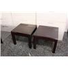 Image 2 : Mahogany 3 Piece Coffee Table Set