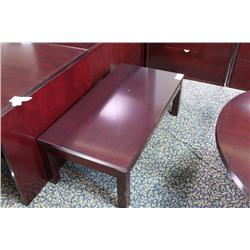 Mahogany 3 Piece Coffee Table Set