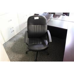 Black Leather Midback Executive Chair