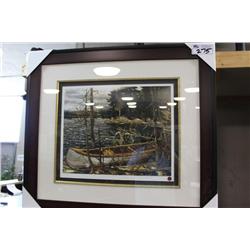 Limited Edition Print "The Canoe" 1064/1995 By