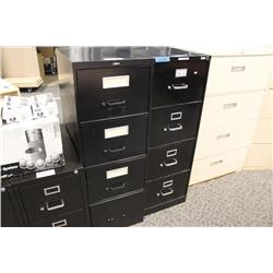 Black 4 Drawer Legal Filing Cabinet