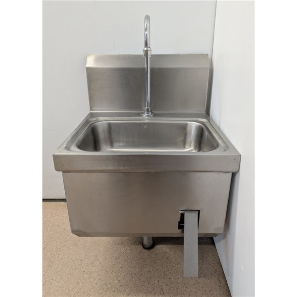 Wall Mount Hands-Free Hand Sink w/Knee Valve