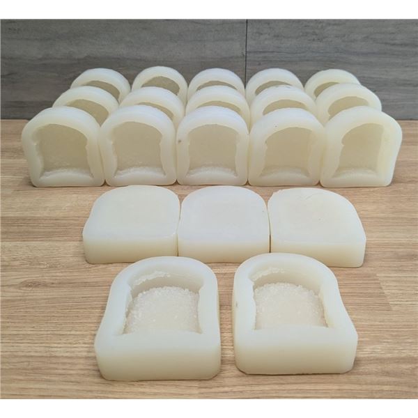 Mini Toast Silicone Molds - Lot of 20