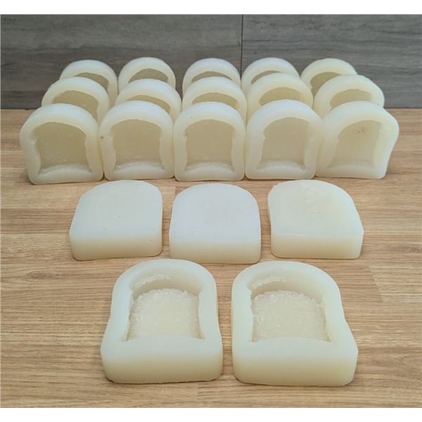 Mini Toast Silicone Molds - Lot of 20