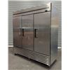 Image 12 : True T-72F-HC 78" Three Door Stainless Freezer