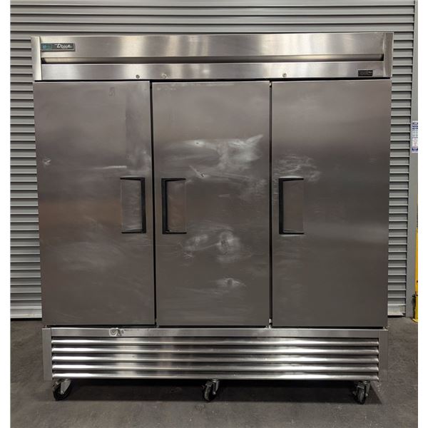True T-72F-HC 78" Three Door Stainless Freezer